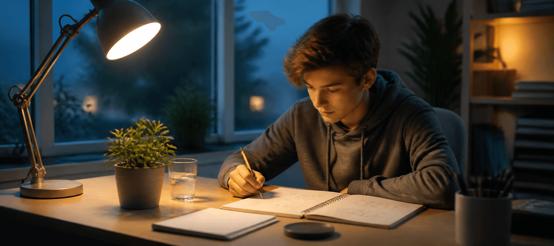 چگونه استرس شب امتحان ریاضی را مدیریت کنیم؟ تکنیک‌های آرامش و تمرکز